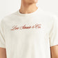 Men's Typographic Print Slim Fit T-shirt - Detail View