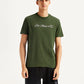 Men's Typographic Print Slim Fit T-shirt - Front View