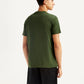 Men's Typographic Print Slim Fit T-shirt - Back View