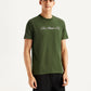 Men's Typographic Print Slim Fit T-shirt - Side View
