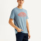 Men's Graphic Print Slim Fit T-shirt - Side View