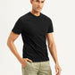Men's Solid Slim Fit T-shirt - Side View