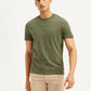 Men's Solid Slim Fit T-shirt - Front View