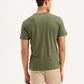 Men's Solid Slim Fit T-shirt - Back View