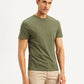 Men's Solid Slim Fit T-shirt - Side View