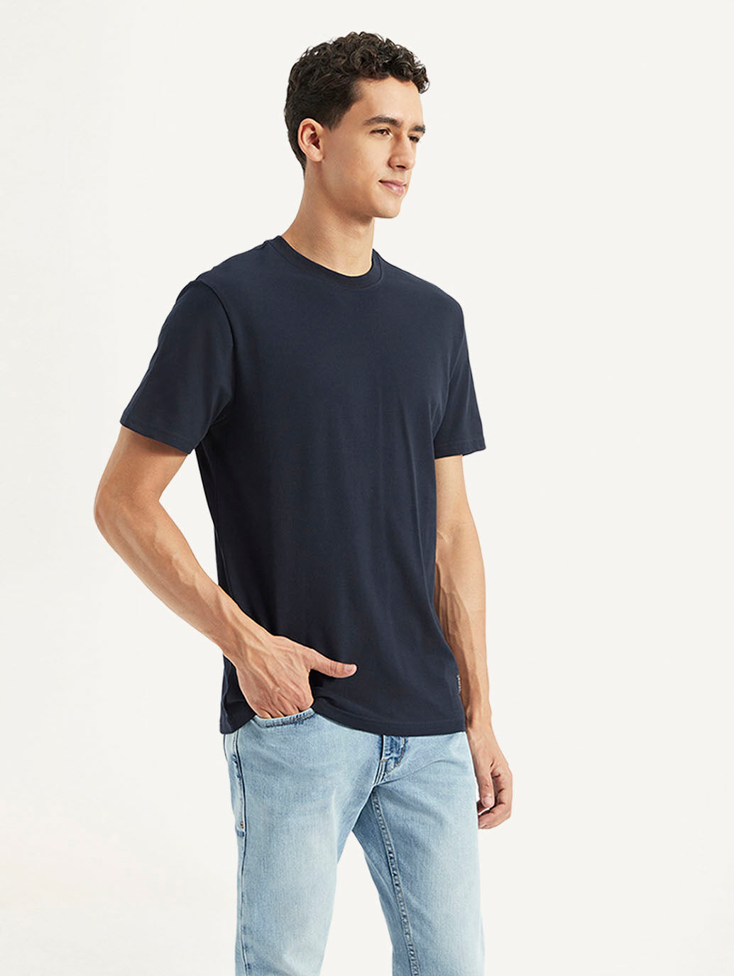 Men's Solid Slim Fit T-shirt - 2f3f0765-9374-4c3a-b005-90ddef3e9bae View