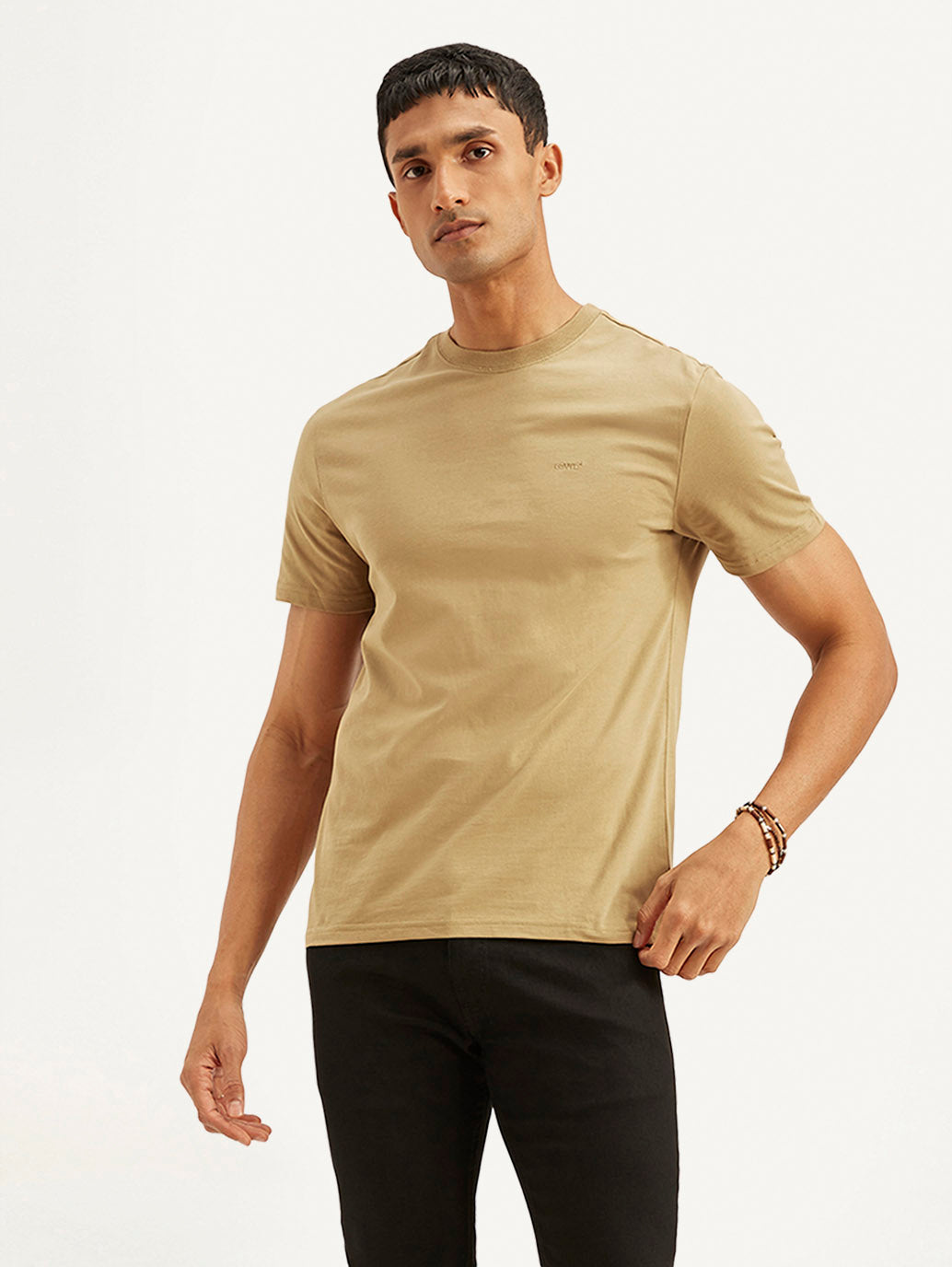 Men's Solid Slim Fit T-shirt - Styleshot View