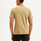 Men's Solid Slim Fit T-shirt - Back View
