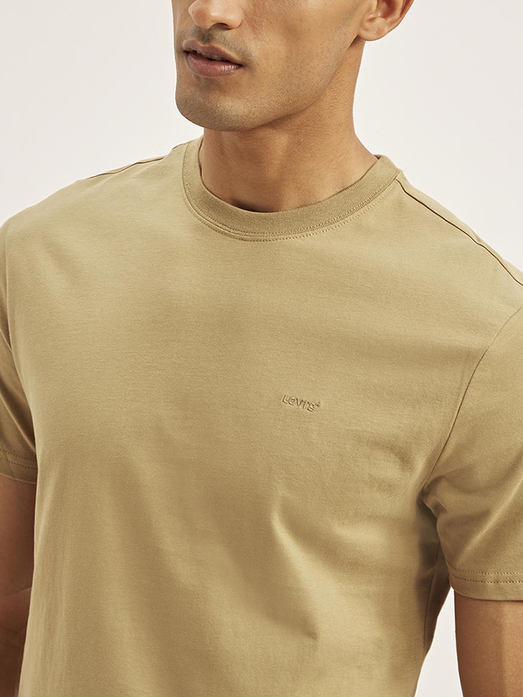 Men's Solid Slim Fit T-shirt - a37692c2-cdff-42d7-bcd4-f8a7ee4fbfd4 View