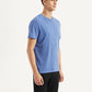 Men's Solid Slim Fit T-shirt - Side View