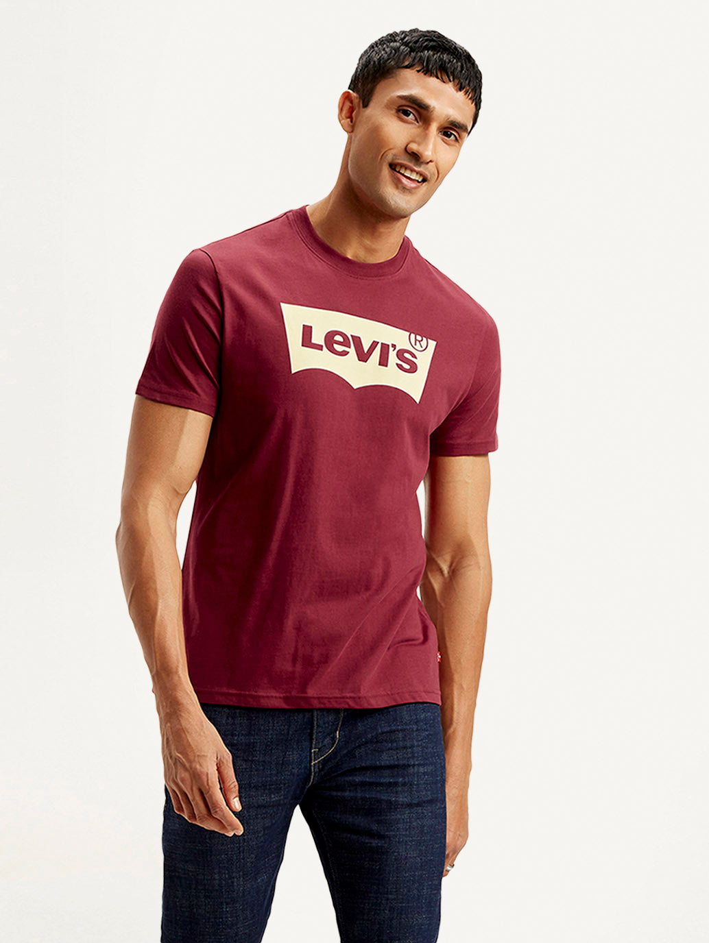 Men's Brand Logo Slim Fit T-shirt - Styleshot View