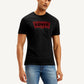 Men's Brand Logo Slim Fit T-shirt - Front View