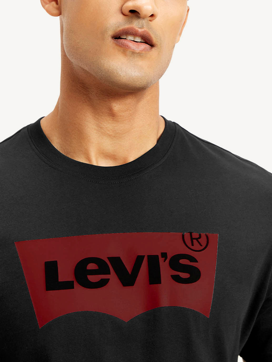 Men's Brand Logo Slim Fit T-shirt - Detail View