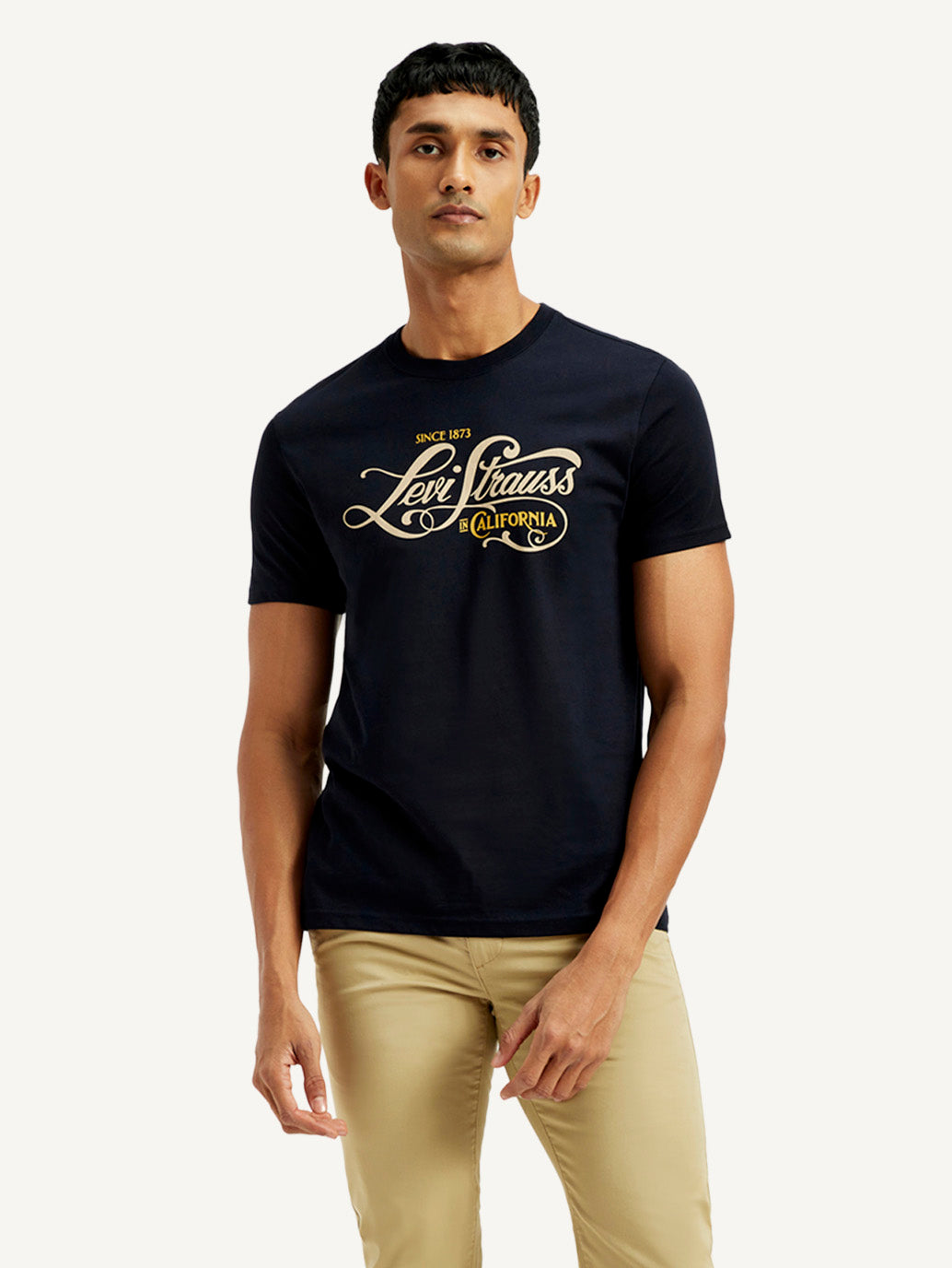 Men's Graphic Slim Fit T-Shirt - Front View