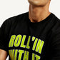 Men's Graphic Slim Fit T-Shirt - Detail View