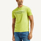 Men's Typographic Print Slim Fit T-Shirt - Styleshot View