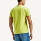 Men's Typographic Print Slim Fit T-Shirt - Back View