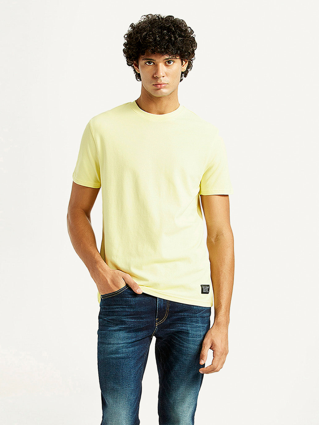 Men's Solid Slim Fit T-Shirt - Styleshot View
