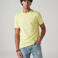 Men's Solid Yellow Round Neck T-Shirt - 86ef3cfc-e1e4-4fb9-baea-9462cac8686a View