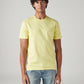 Men's Solid Yellow Round Neck T-Shirt - 51083558-174a-44e4-b648-e5f48d9e60ac View