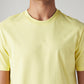 Men's Solid Yellow Round Neck T-Shirt - f37ebe3a-66c8-4e61-96af-0f6650729917 View