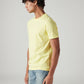 Men's Solid Yellow Round Neck T-Shirt - 0833d10e-370c-4ed5-b64a-e764f85fe7a9 View