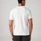 Men's Solid Slim Fit Pique T-Shirt - Back View