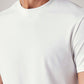 Men's Solid Slim Fit Pique T-Shirt - Detail View
