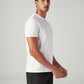 Men's Solid Slim Fit Pique T-Shirt - Side View
