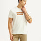 Men's Brand Logo Off White Slim Fit T-shirt - Styleshot View