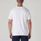 Men's Solid Slim Fit Jersey T-Shirt - Back View