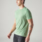Men's Solid Slim Fit Jersey T-Shirt - Side View