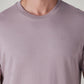 Men's Solid Slim Fit Jersey T-Shirt - Detail View