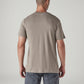 Men's Solid Slim Fit T-Shirt - Back View