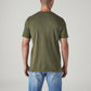 Men's Solid Slim Fit Pique T-Shirt - Back View