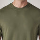 Men's Solid Slim Fit Pique T-Shirt - Detail View