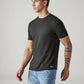 Men's Solid Slim Fit Pique T-Shirt - Side View