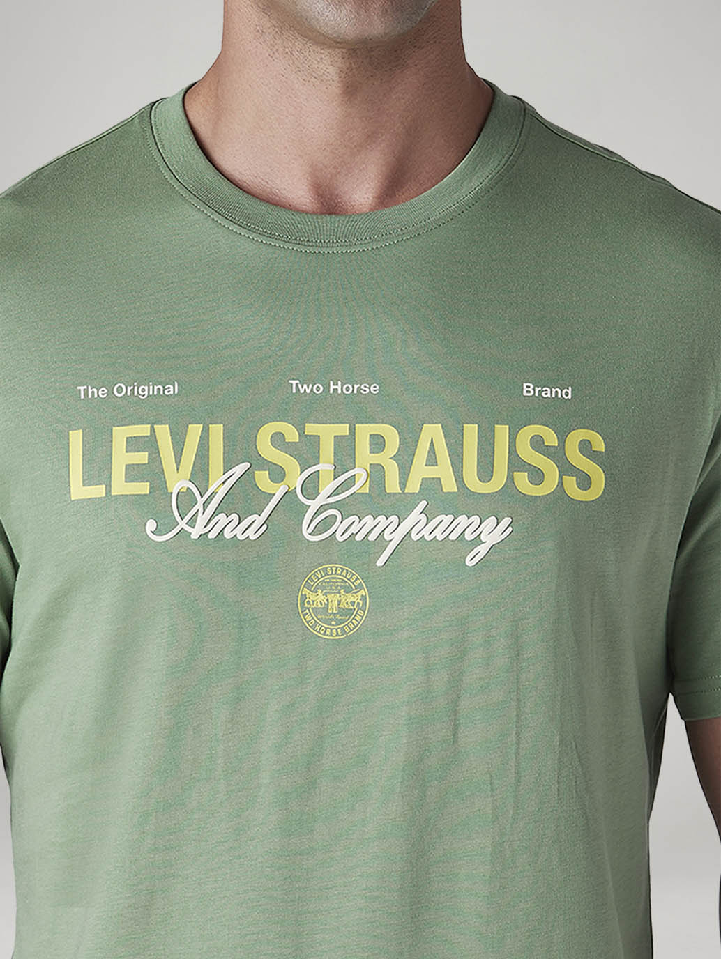 Men's Typography Printed Slim Fit Jersey T-Shirt - 20 View