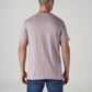Men's Typography Printed Slim Fit Jersey T-Shirt - Back View