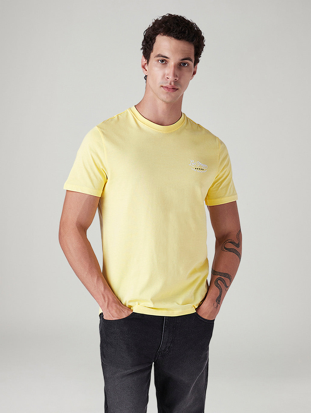 Men's Solid Slim Fit T-Shirt