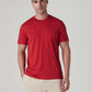 Men's Embroidered Slim Fit Jersey T-Shirt - Front View