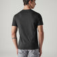 Men's Solid Slim Fit Jersey T-Shirt - Back View