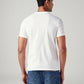 Men's Logo Printed Slim Fit T-Shirt - Back View