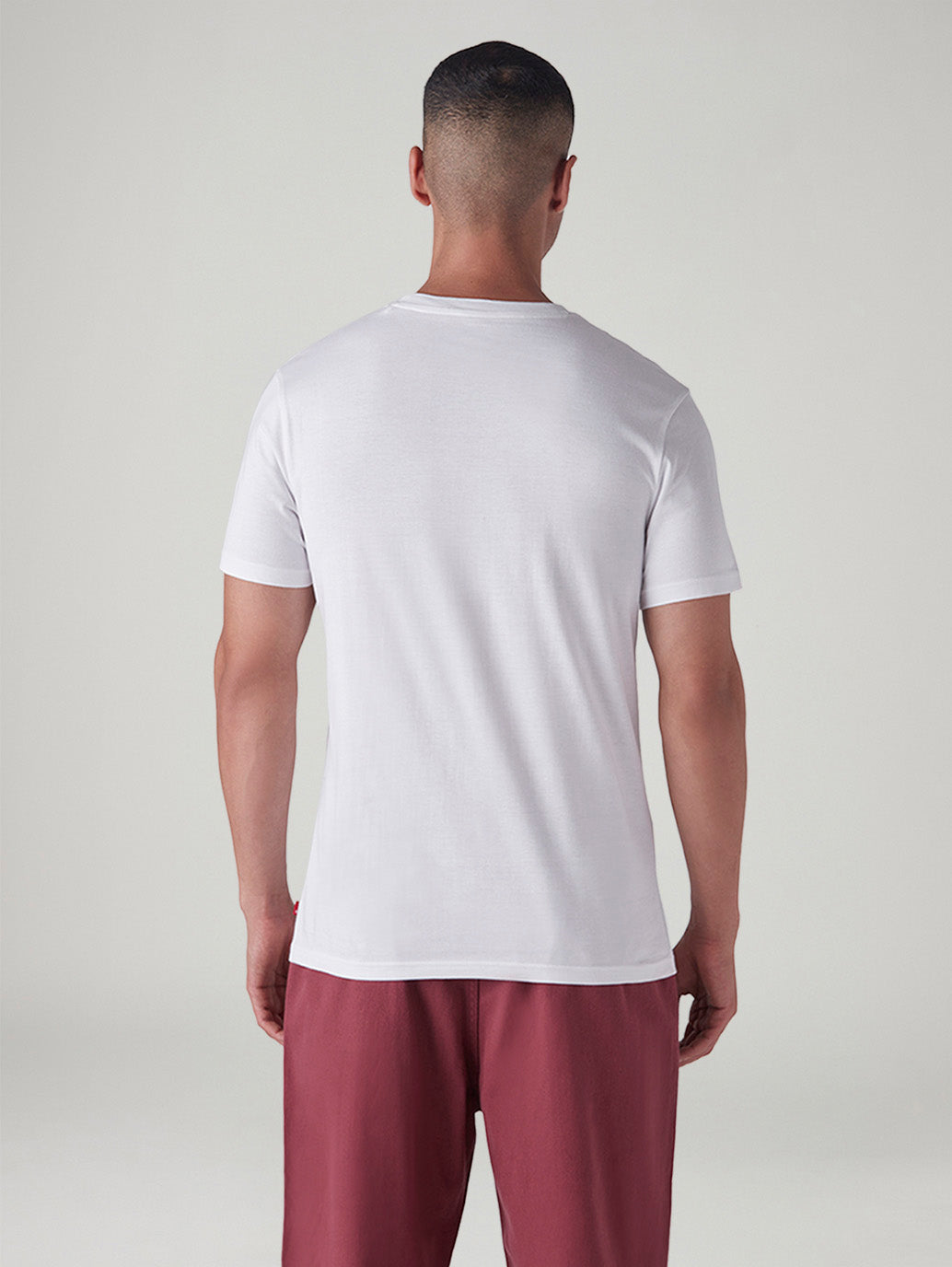Men's Graphic Print Slim Fit T-Shirt - Back View