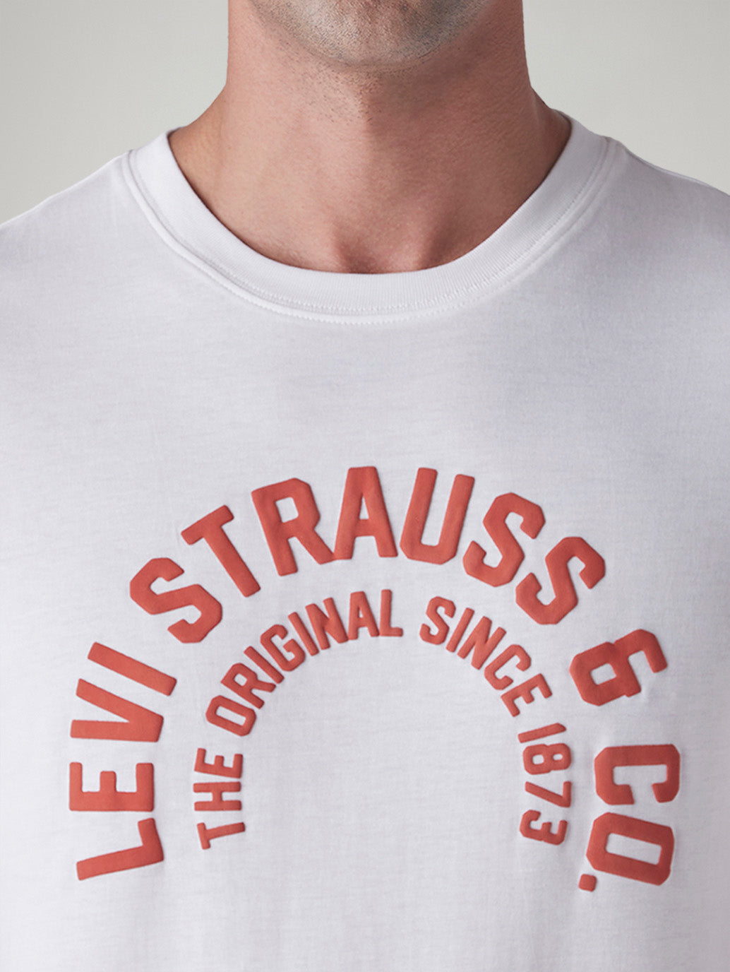 Men's Graphic Print Slim Fit T-Shirt - Detail View