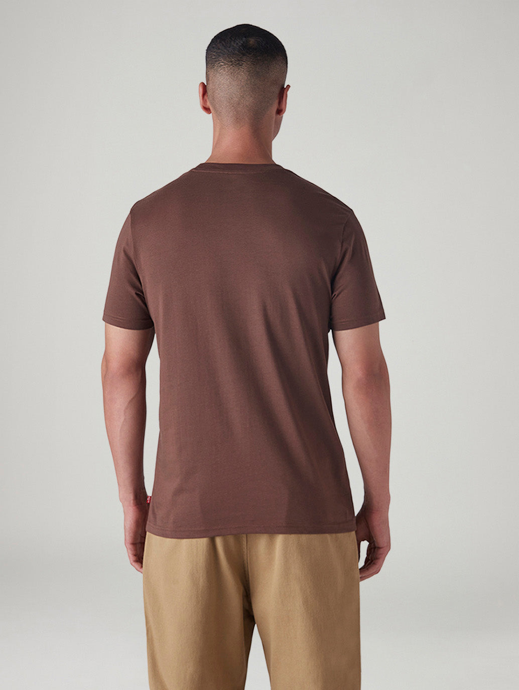 Men's Graphic Print Slim Fit T-Shirt - Back View