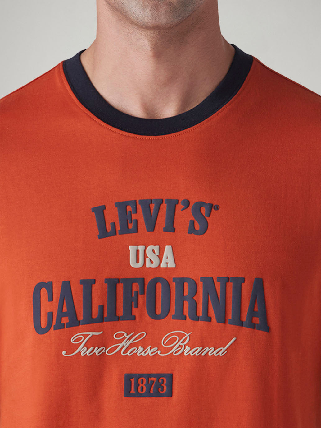 Men's Graphic Print Slim Fit T-Shirt - Detail View