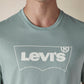 Men's Solid Round Neck Slim Fit Jersey T-Shirt - Detail View