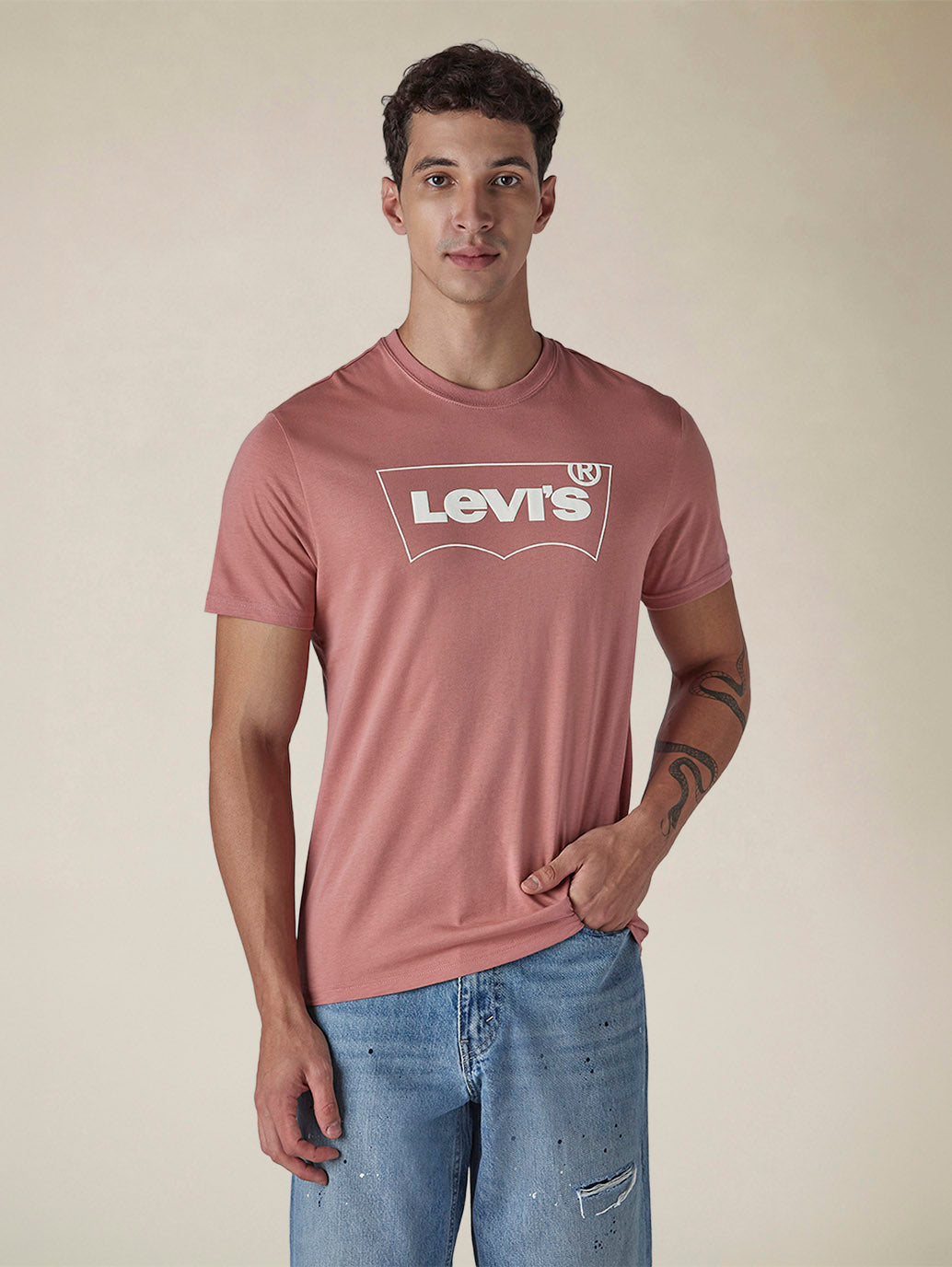 Men's Solid Round Neck Slim Fit Jersey T-Shirt - 0378e051-cd27-4c17-909c-612c67a2a038 View