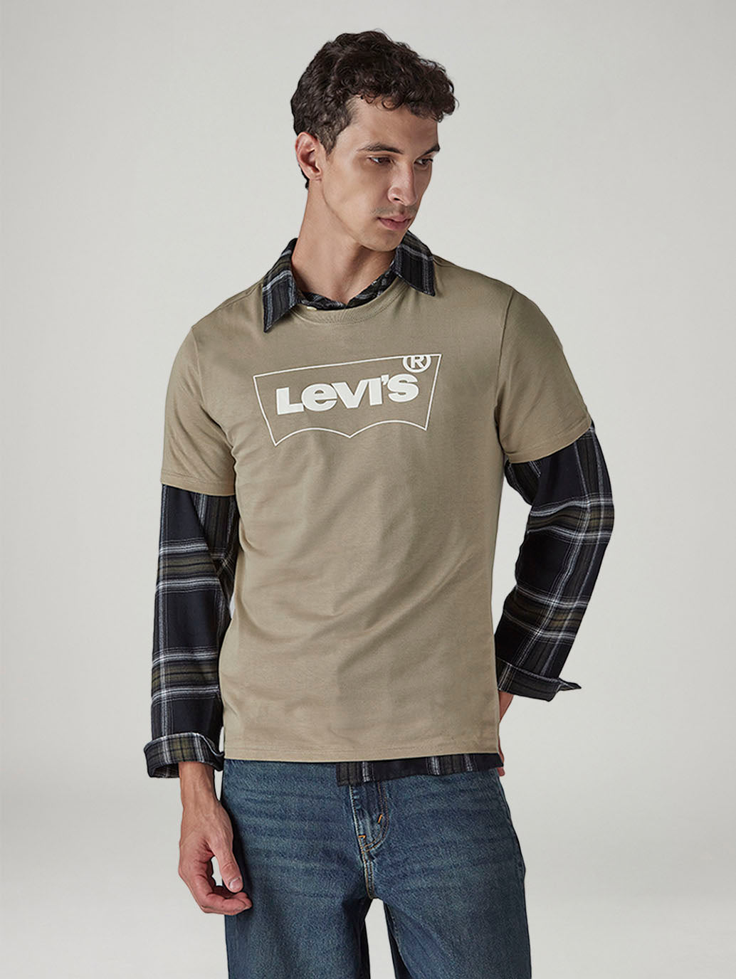 Men's Solid Round Neck Slim Fit Jersey T-Shirt